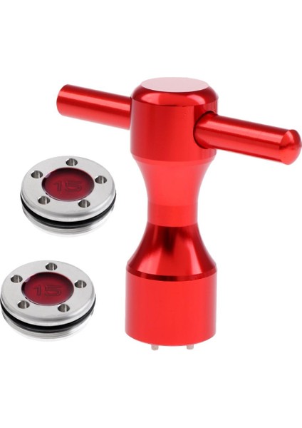 15G Kırmızı Için 2x 5/10/15/20G Golf Putter Ağırlık ve Anahtar Aracı