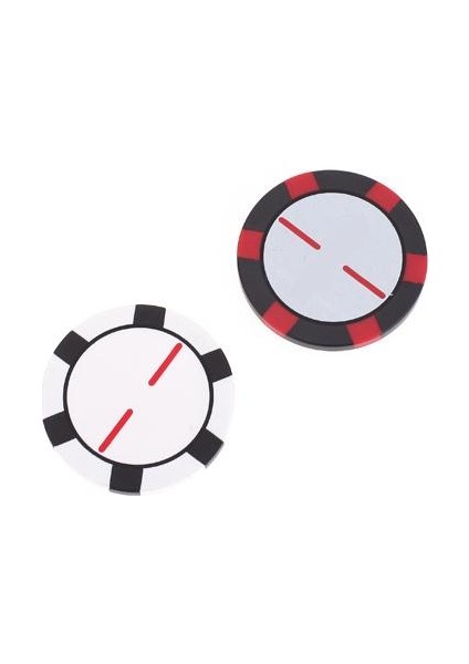 Premium Iki Taraflı Poker Çip Golf Topu Işaretleyiciler Putt Konum Sembolü fiyatları