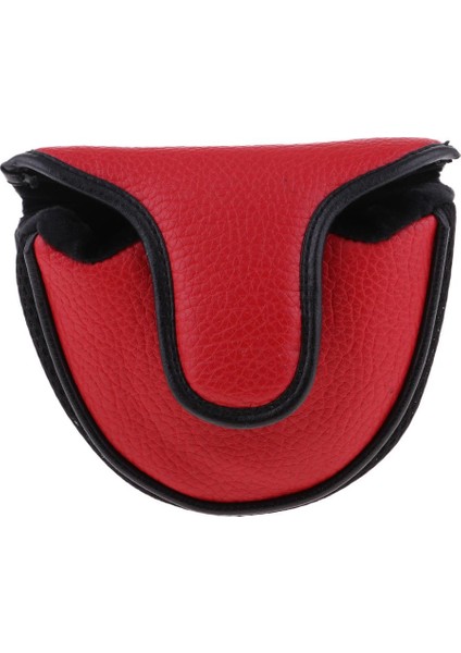 2x Yumuşak Konforlu Pu Golf Mallet Head Cover Club Protector Putter Cover(Yurt Dışından)