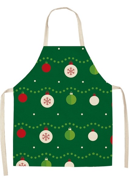 2 Adet Noel Önlüğü - Yeşil (Yurt Dışından)
