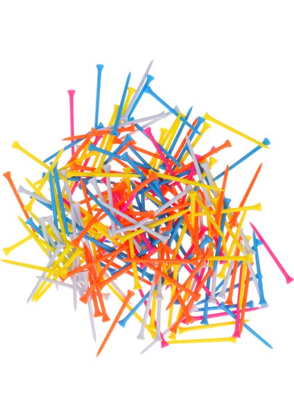 200PCS Profesyonel Golf Tees Karışık 42/54/69/82/100MM fırsatları