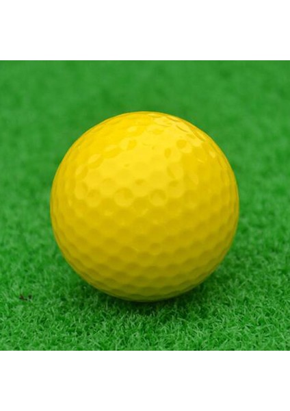 Yüksek Kaliteli Sentetik Kauçuk Golf Top Golf Pratiği Top Sarı 42.6 mm modelleri