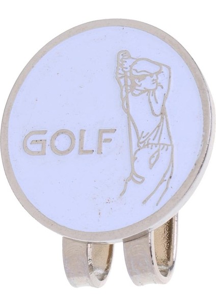 Golf Vizörü Beyaz Için Golf Golf Top Markeri Güzel Golfçü Şapka Klibi modelleri