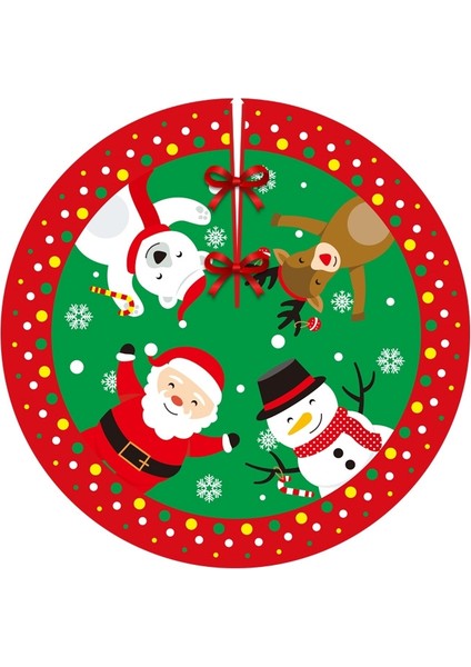 Noel Ağacı Etek Halı Ağacı Alt Kapak Kumaş Mat (Yurt Dışından)