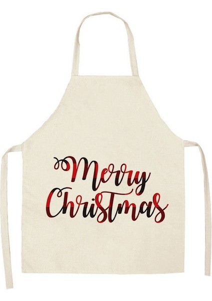 2 Adet Noel Önlüğü - Kırmızı (Yurt Dışından)