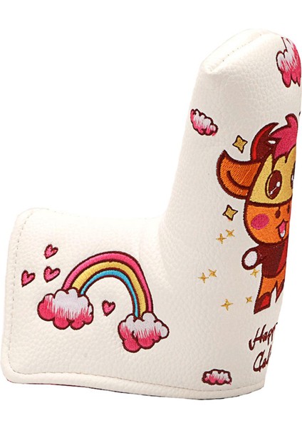 Golf Club Headcover Putter Koruma Seyahat Kafa Kapağı Golfçü Hediyesi Beyaz fiyatları
