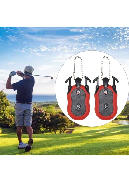 2x Golf Skoru Sayacı Çift Kadran Strok Skorer Puanlama Göstergesi Kırmızı(Yurt Dışından) modelleri