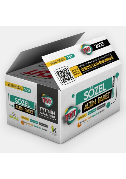 TYT ' nin Kara Kutusu Sözel Altın Paket Set Konu Özetli Dijital Çözümlü Ösym Çıkmış Sor Bankası