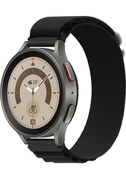 Samsung Galaxy Watch 5 Pro 45 mm Uyumlu Kordon Alpine Loop Kumaş Örgü Kayış modelleri