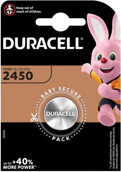 Pil Düğme 3V Tekli 2450 10 Adet