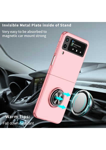Samsung Galaxy Z Flip 4 5g Telefon Kılıfı - Pembe (Yurt Dışından) modelleri