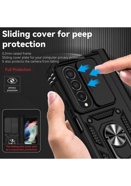 Samsung Galaxy Z Fold 4 5g Telefon Kılıfı - Siyah (Yurt Dışından) fiyatları