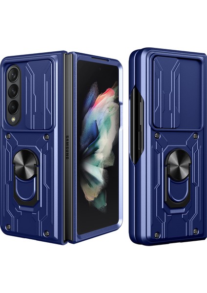 Samsung Galaxy Z Fold 4 5g Telefon Kılıfı - Mavi (Yurt Dışından)