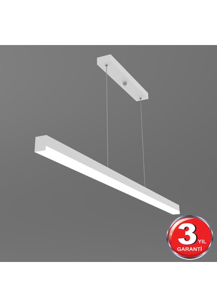 Hegza Lighting Magro 80CM - Ledli Sarkıt Lineer Modern LED Avize, Salon, Mutfak, Masa Üstü Avize