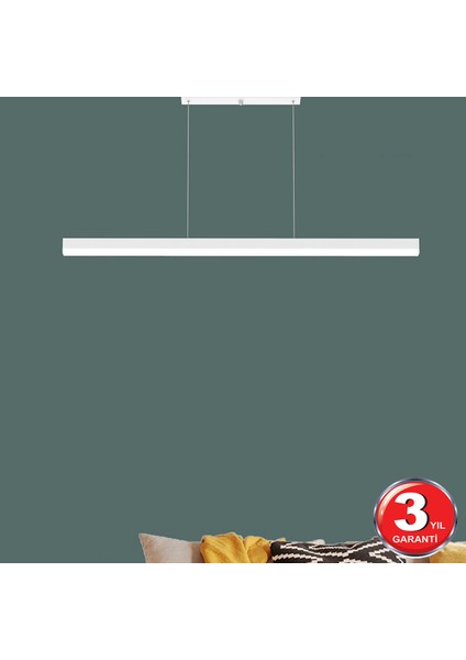 Hegza Lighting Magro 80CM - Ledli Sarkıt Lineer Modern LED Avize, Salon, Mutfak, Masa Üstü Avize