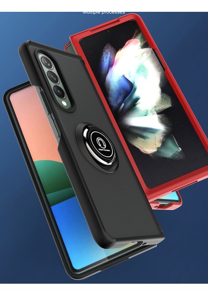 Samsung Galaxy Z Fold 3 5g Telefon Kılıfı - Koyu Yeşil (Yurt Dışından)