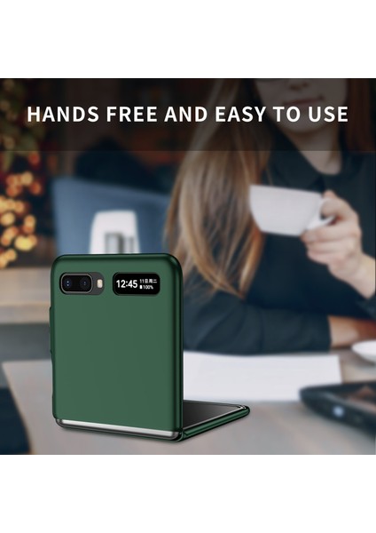 Samsung Galaxy Z Flip 5g Telefon Kılıfı - Yeşil (Yurt Dışından) modelleri