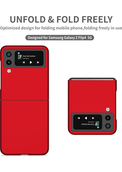 Samsung Galaxy Z Flip 4 5g Telefon Kılıfı - Kırmızı (Yurt Dışından) modelleri