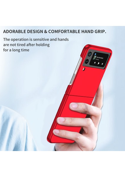Samsung Galaxy Z Flip 4 5g Telefon Kılıfı - Kırmızı (Yurt Dışından) fırsatları