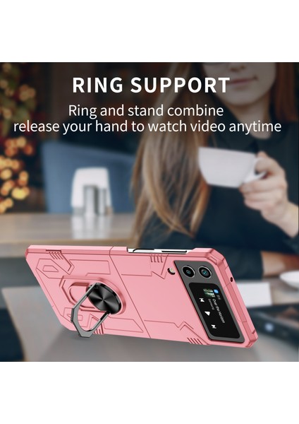 Samsung Galaxy Z Flip 4 5g Telefon Kılıfı - Pembe (Yurt Dışından) fırsatları