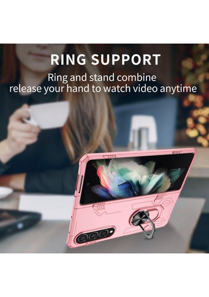 Samsung Galaxy Z Fold 4 5g Telefon Kılıfı - Pembe (Yurt Dışından) fiyatları
