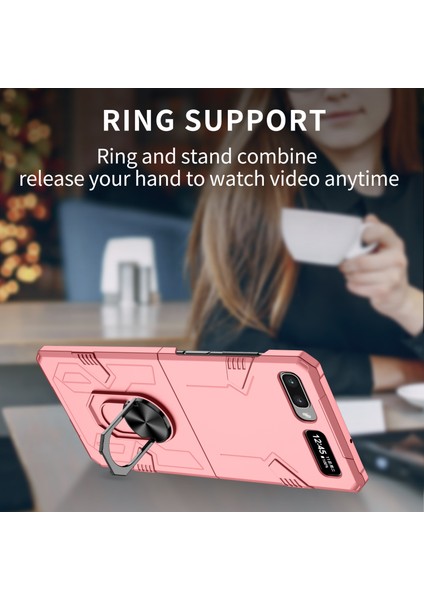 Samsung Galaxy Z Flip 5g Telefon Kılıfı - Pembe (Yurt Dışından) fırsatları