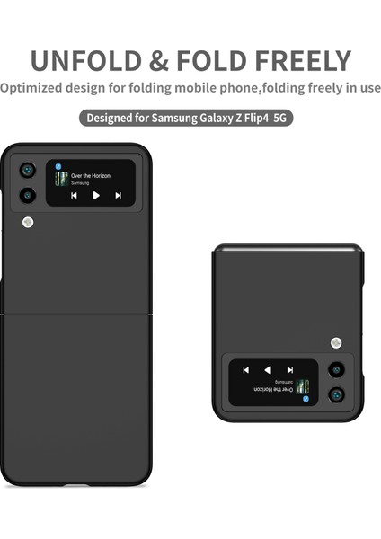 Samsung Galaxy Z Flip 4 5g Telefon Kılıfı - Siyah (Yurt Dışından) fırsatları