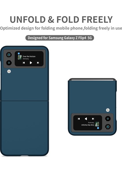 Samsung Galaxy Z Flip 4 5g Telefon Kılıfı - Lacivert (Yurt Dışından) fırsatları