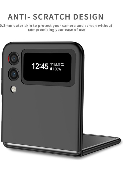 Samsung Galaxy Z Flip 3 5g Telefon Kılıfı - Siyah (Yurt Dışından)