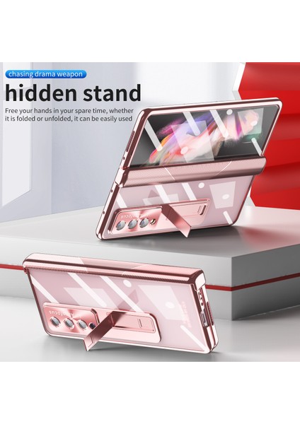 Samsung Galaxy Z Fold 4 5g Telefon Kılıfı - Pembe (Yurt Dışından) modelleri