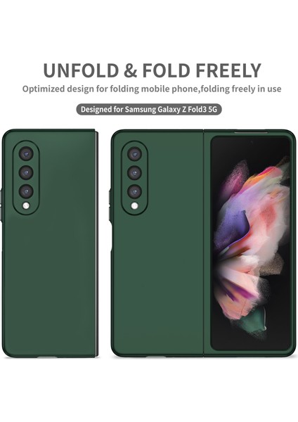 Samsung Galaxy Z Fold 3 5g Telefon Kılıfı - Yeşil (Yurt Dışından)