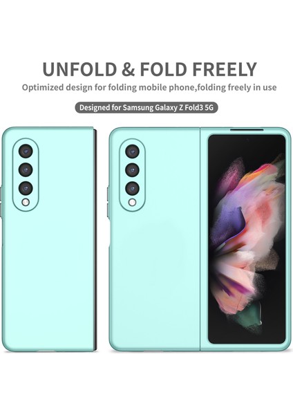 Samsung Galaxy Z Fold 3 5g Telefon Kılıfı - Mavi (Yurt Dışından)