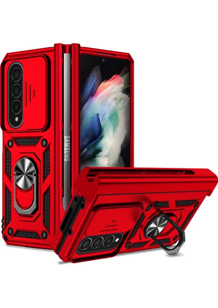Samsung Galaxy Z Fold 4 5g Telefon Kılıfı - Kırmızı (Yurt Dışından)
