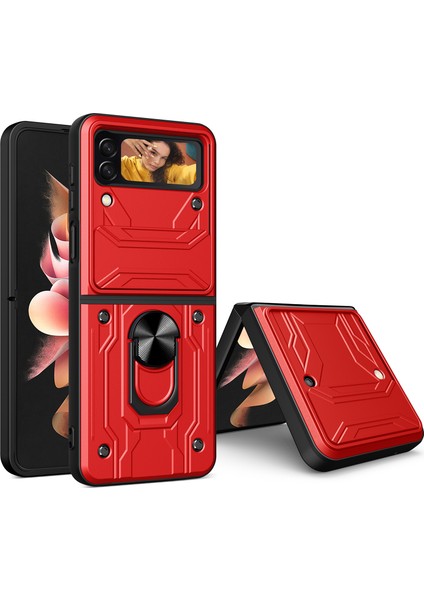 Samsung Galaxy Z Flip 4 5g Telefon Kılıfı - Kırmızı (Yurt Dışından)