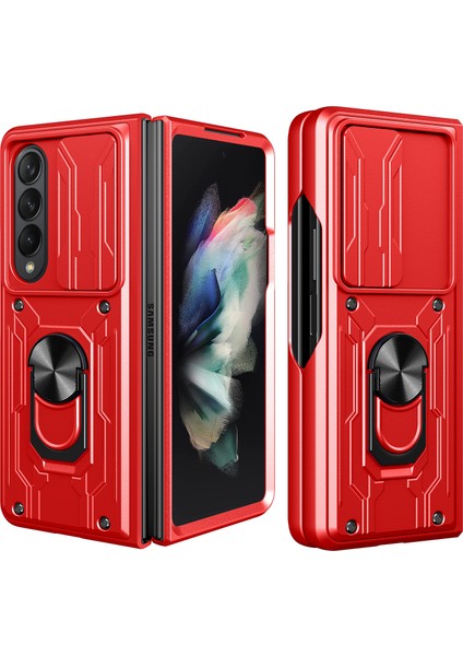 Samsung Galaxy Z Fold 4 5g Telefon Kılıfı - Kırmızı (Yurt Dışından)