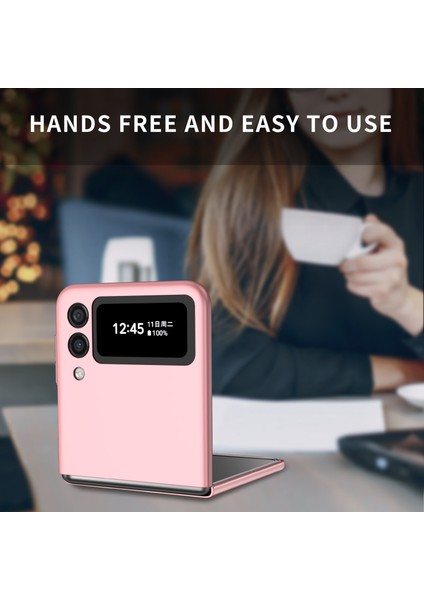 Samsung Galaxy Z Flip 3 5g Telefon Kılıfı - Pembe (Yurt Dışından)