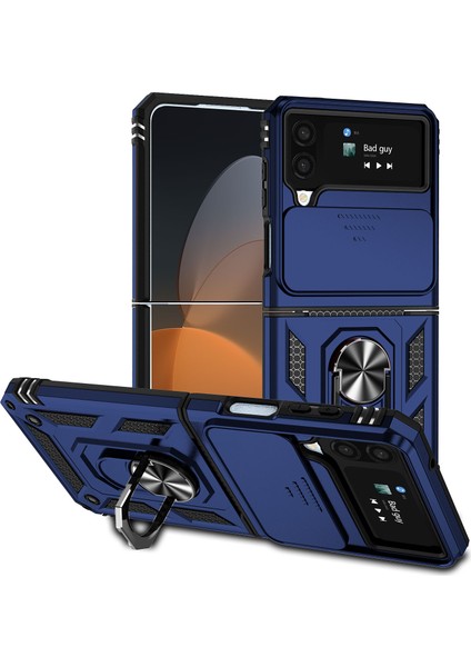 Samsung Galaxy Z Flip 4 5g Telefon Kılıfı - Mavi (Yurt Dışından)