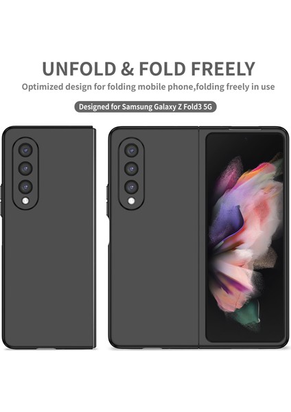 Samsung Galaxy Z Fold 3 5g Telefon Kılıfı - Siyah (Yurt Dışından)