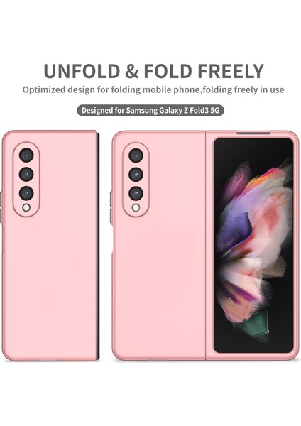 Samsung Galaxy Z Fold 3 5g Telefon Kılıfı - Pembe (Yurt Dışından)