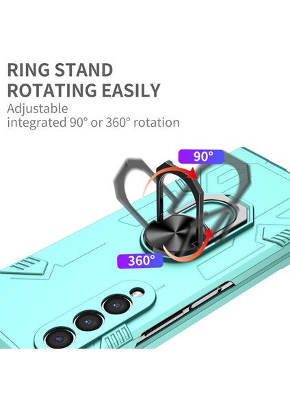 Samsung Galaxy Z Fold 3 5g Telefon Kılıfı - Mavi (Yurt Dışından)