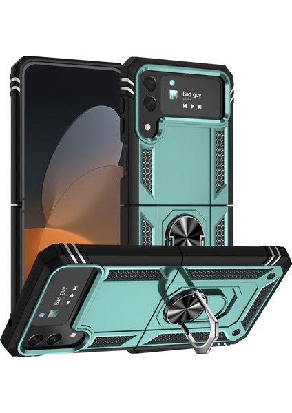 Samsung Galaxy Z Flip 4 5g Telefon Kılıfı - Yeşil (Yurt Dışından)