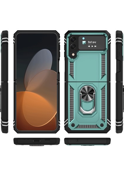 Samsung Galaxy Z Flip 4 5g Telefon Kılıfı - Yeşil (Yurt Dışından) fiyatları
