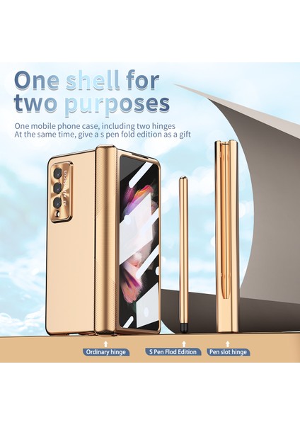 Samsung Galaxy Z Fold 4 5g Telefon Kılıfı - Altın (Yurt Dışından) fırsatları