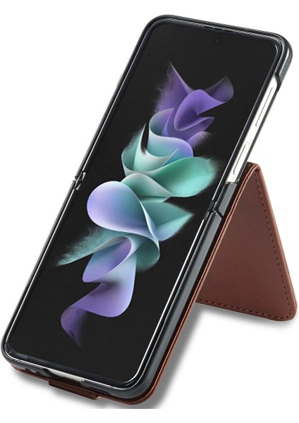 Galaxy Z Flip 3 5g 5g Telefon Kılıfı - Kahverengi (Yurt Dışından)