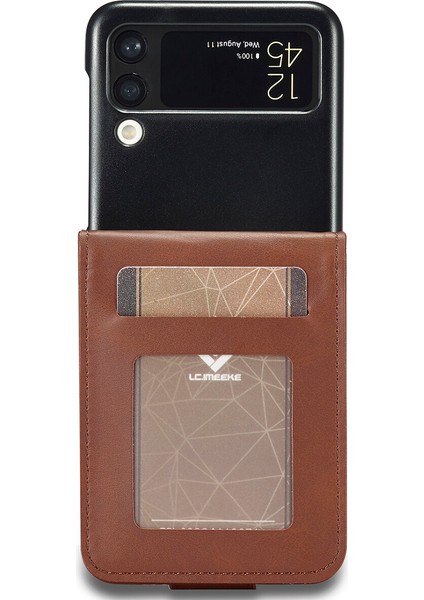Galaxy Z Flip 3 5g 5g Telefon Kılıfı - Kahverengi (Yurt Dışından)