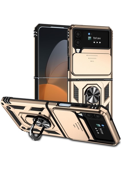 Samsung Galaxy Z Flip 3 5g Telefon Kılıfı - Altın (Yurt Dışından)
