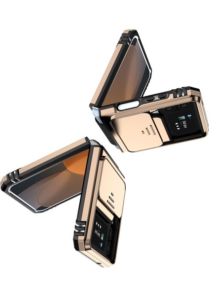 Samsung Galaxy Z Flip 3 5g Telefon Kılıfı - Altın (Yurt Dışından)