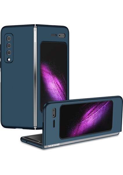 Samsung Galaxy Fold 2019 Telefon Kılıfı - Lacivert (Yurt Dışından)