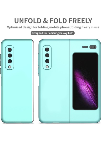 Samsung Galaxy Fold 2019 Telefon Kılıfı - Mavi (Yurt Dışından)