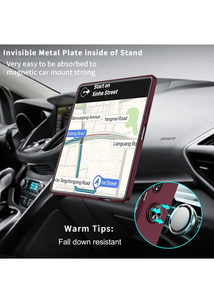 Samsung Galaxy Z Fold 4 5g Telefon Kılıfı - Koyu Kırmızı (Yurt Dışından) modelleri